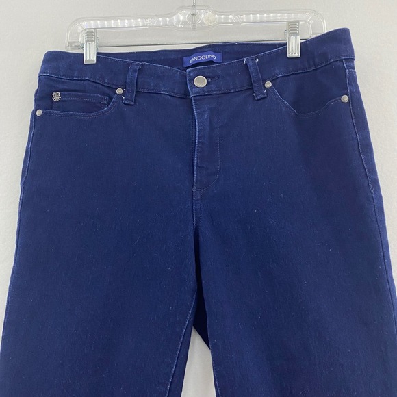 Bandolino Women's Selene Dark Wash Denim Comfort Stretch Jeans Size 10 - Picture 1 of 9